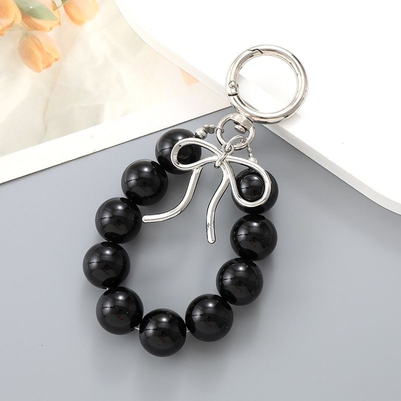 INS Korean Jewelry New Pearl Chain Phone Car Keychain Pendant Fashion Versatile Bag Decoration Ornament_voghion.com