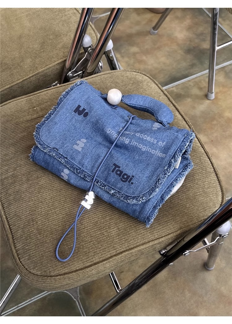 Tagi.Hadou Chicken Rolls Aufbewahrung, süße Make-up-Tasche, tragbare Handtasche mit großer Kapazität_voghion.com