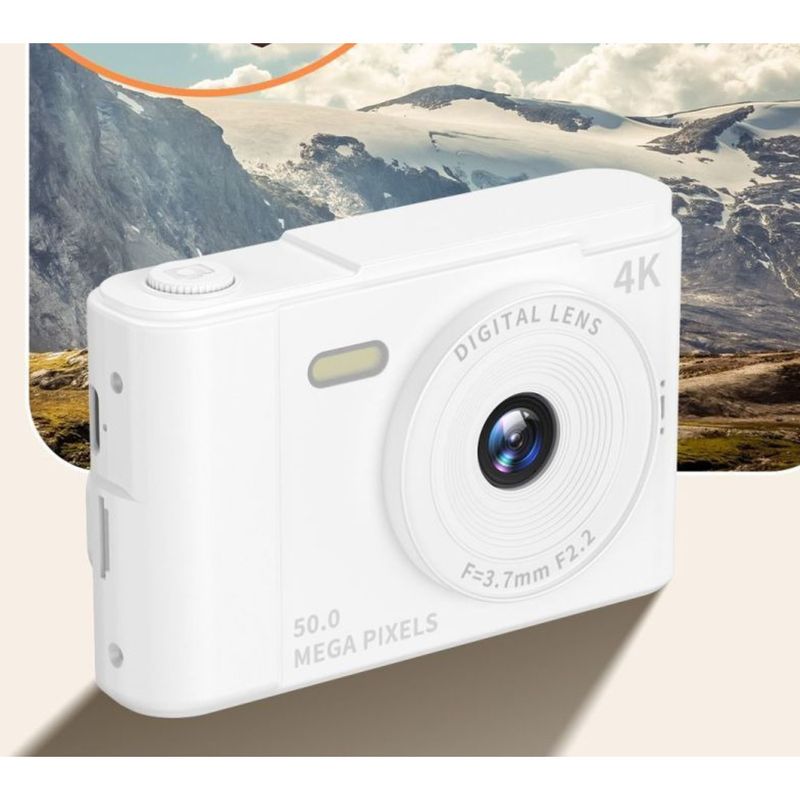 6400w Pixel CCD HD Selfie Dual Campus Card Camera Video Recorder Vlog Student_voghion.com