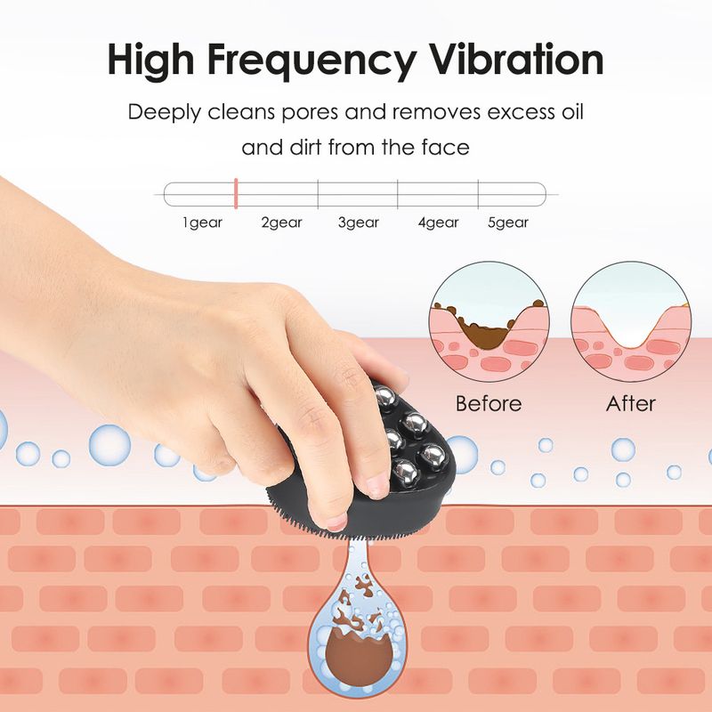 New Electric EMS Home Cleansing Pore Vibration Massage Face Cleanser_voghion.com