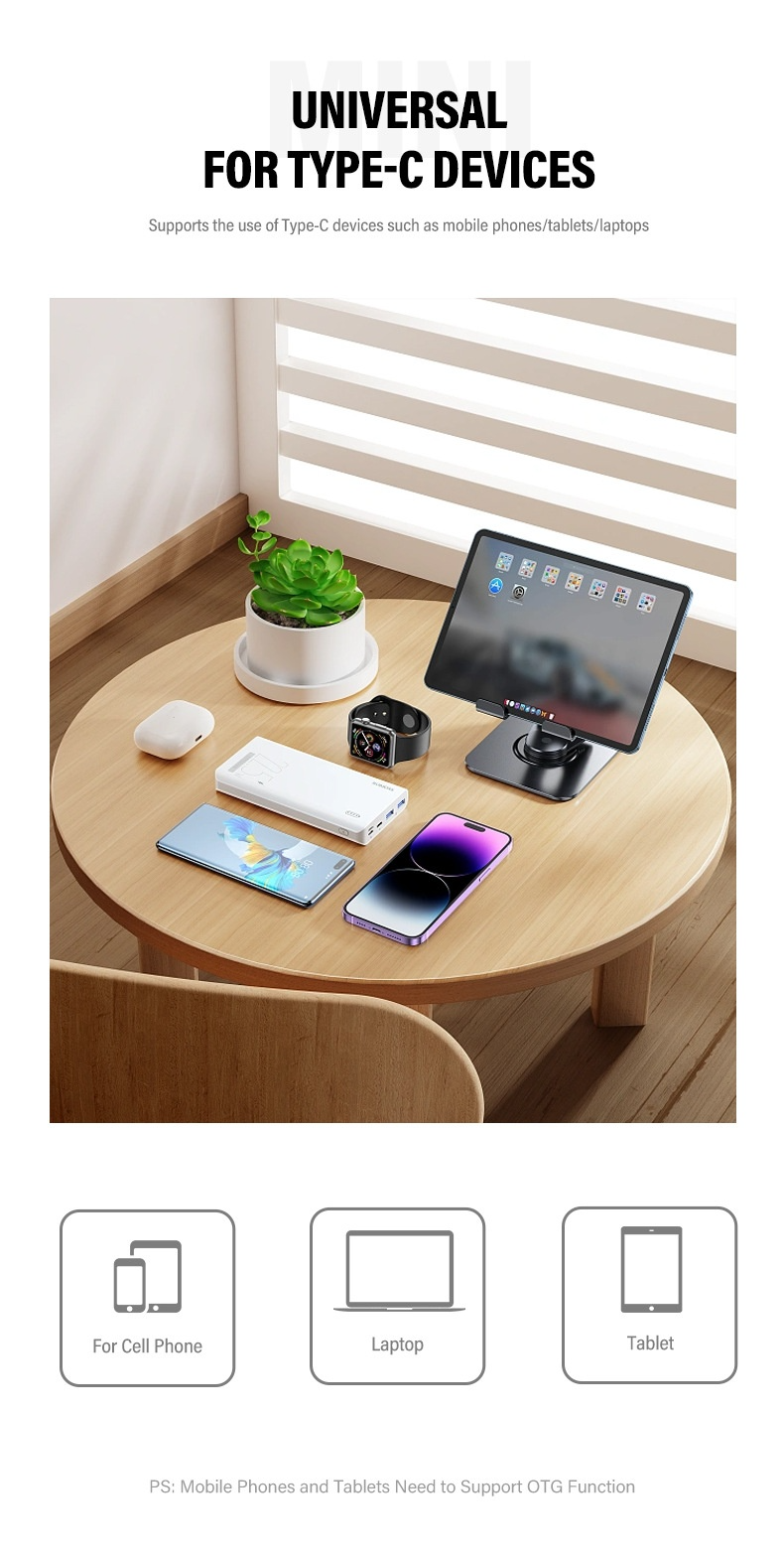 New 6-in-1 Multi-Function Card Reader - TF/SD/U Disk/Type-C OTG High-Speed Memory Card Adapter For Universal Expansion_voghion.com
