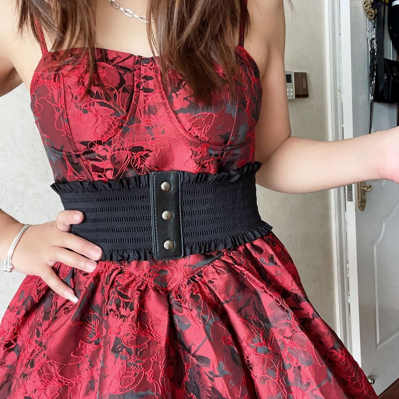 Elastic Waistband Simple Versatile Stretch Waist Cincher_voghion.com