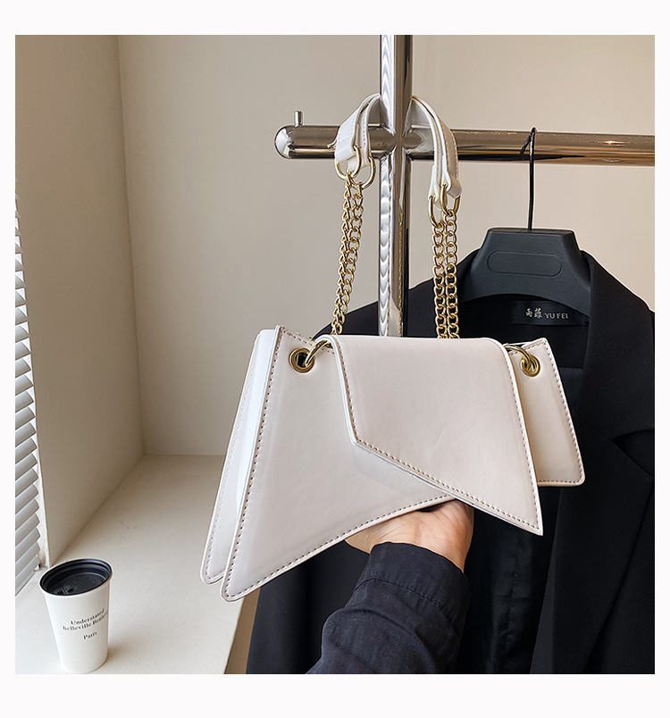 High-end Texture Bag Ladies Fashionable Armpit Bag Fashion All-matching Shoulder Bag Simple Retro Small Bag_voghion.com