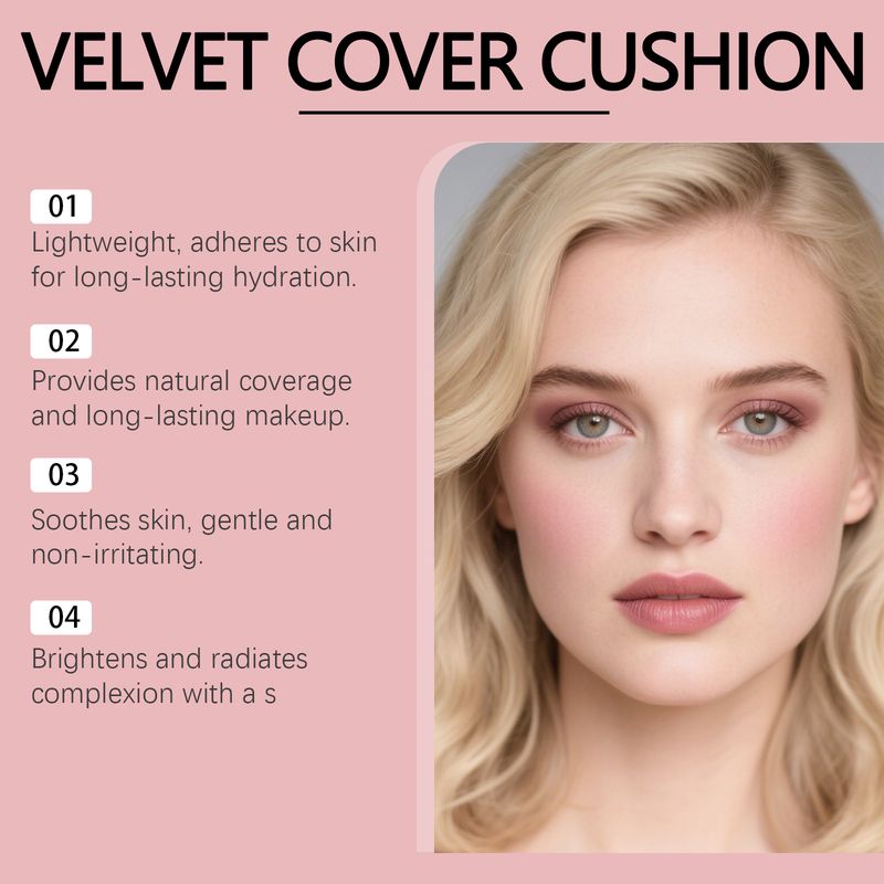 zephoco Feuchtigkeitsspendendes Concealer-Kissen in natürlicher Farbe. Zarte Textur sorgt für feuchtigkeitsspendendes, leichtes Make-up_voghion.com