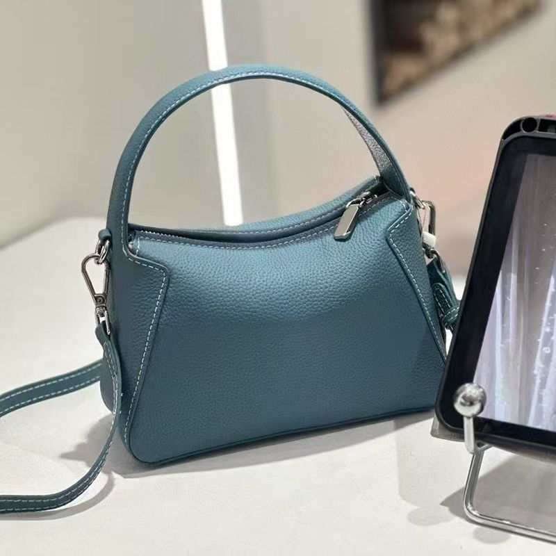2025 Nowa, wiosenno-letnia, ekskluzywna torebka typu pillow na jedno ramię, z prawdziwej skóry, damska torebka typu crossbody_voghion.com