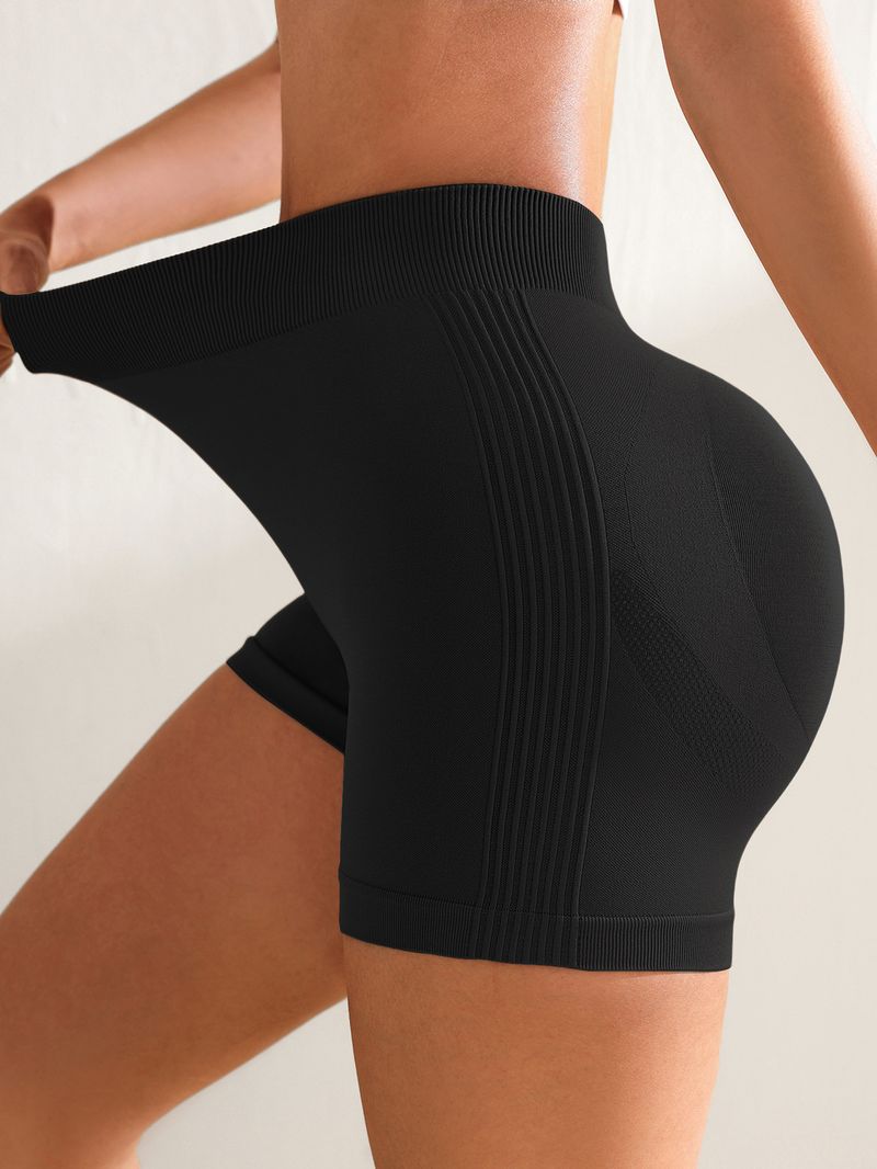 Damenbekleidung Neue V-Taille Pfirsich-Hüftshorts Nahtlose Yogahosen Fitnesshosen Laufsport Dreiviertelhosen Damen_voghion.com