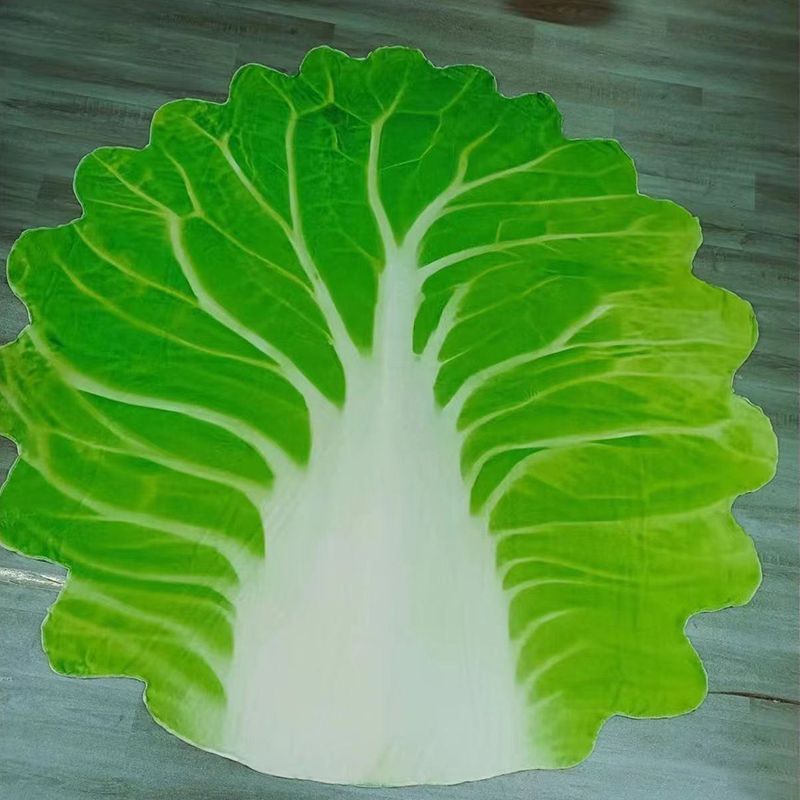 Office Nap, Printed Cabbage Blanket, Pancake Blanket, Indian Flying Pancake Blanket, Single Roll Pancake Blanket_voghion.com