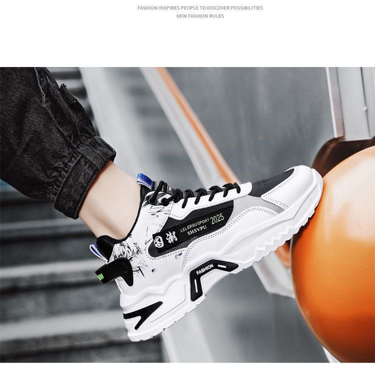 Putian Autumn Summer 2023 New High-top Sports Casual Running Men's Dad Trendy Shoes_voghion.com