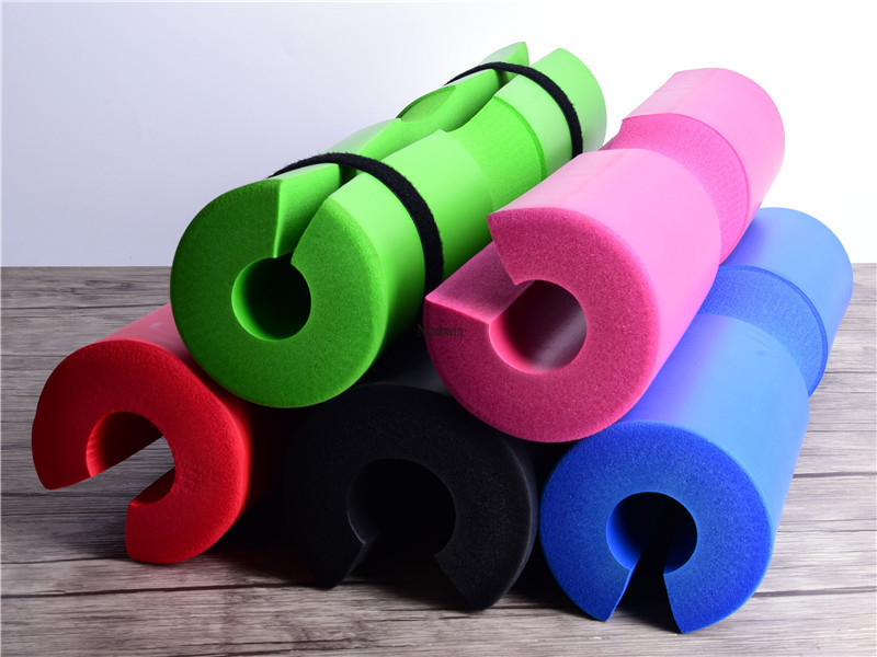 Spallacci per bilanciere tozzo fitness, manica protettiva per ponte dell'anca per sollevamento della forza, imbottitura in spugna per il collo_voghion.com