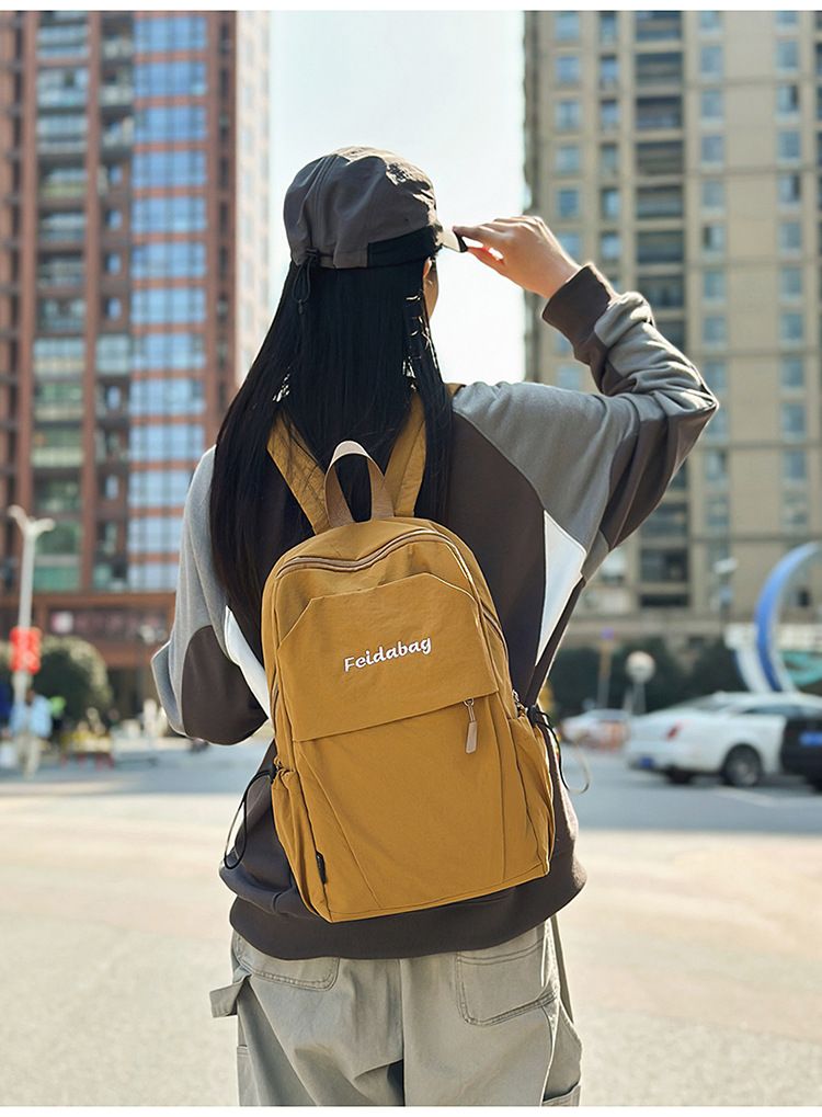 Sacs à dos pour hommes, nouveaux sacs de voyage simples et légers, petits sacs à dos pour filles, étudiants, déplacements scolaires_voghion.com