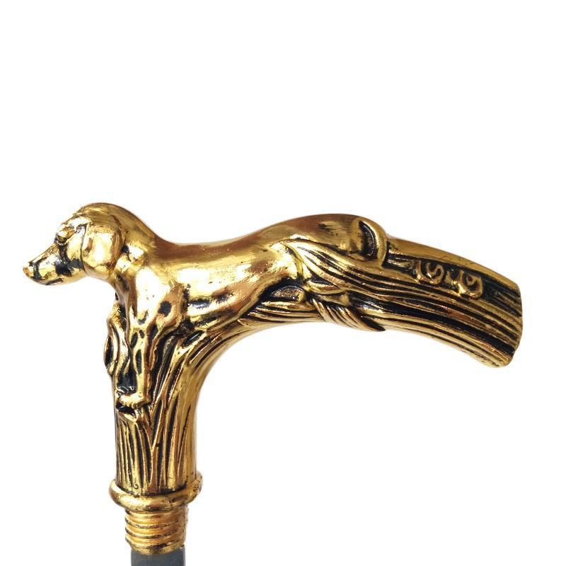 Golden Dog Aries Metalen Mode Wandelstokken Man Kruk voor Mannen Trekkingstokken Wandelaccessoires 93cm_voghion.com