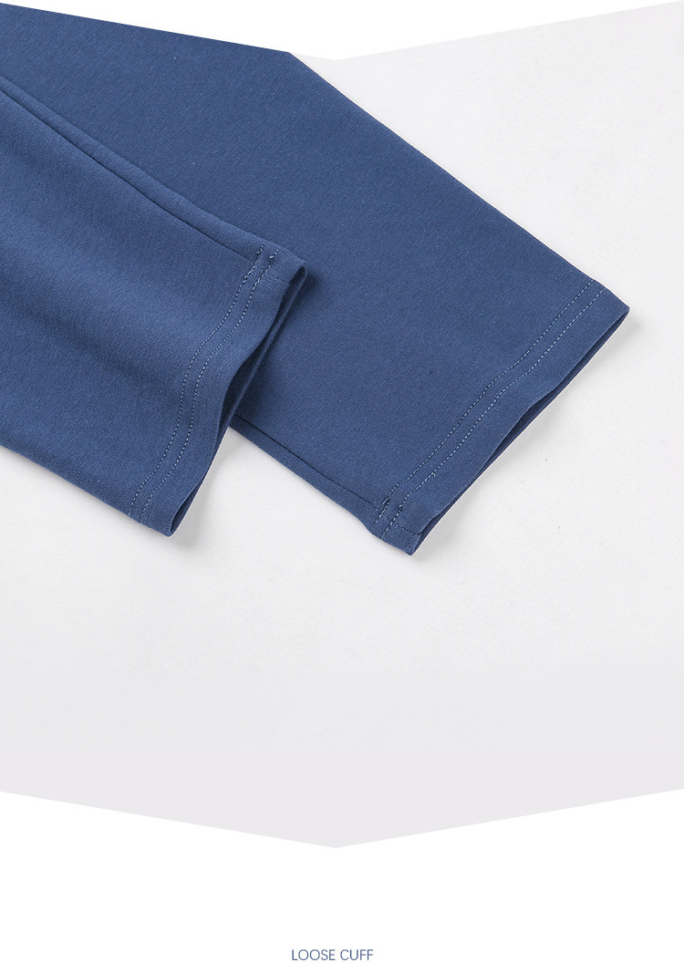 men's three-piece spring and autumn pure cotton long sleeved loose large size bathrobe long pajamas home clothes three piece suit wholesale_voghion.com