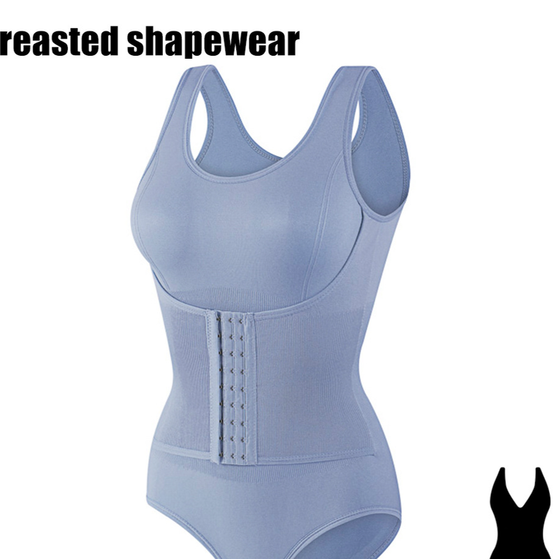 Plus Size Seamless Shapewear Bodysuit With Hook Closure – Tummy Control Butt Lift High-Waisted Slimming Underwear For Women_voghion.com