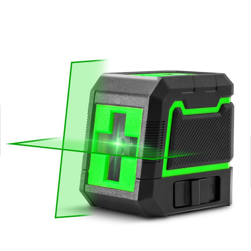 Self-Leveling Green Laser Level - 2-Line Cross Line Laser Tool With Auto Alignment, 360° Coverage & Bright Beam For DIY & Professional Use_voghion.com