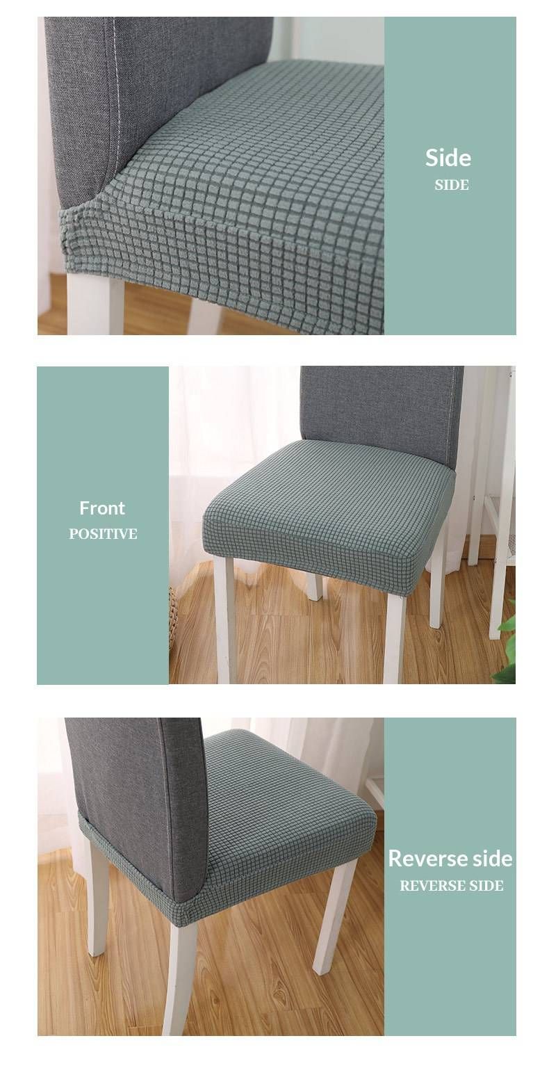 Premium Polyester Fleece Chair Covers – Universal Stretchable Seat Protectors For Dining Chairs, Stools & Benches_voghion.com