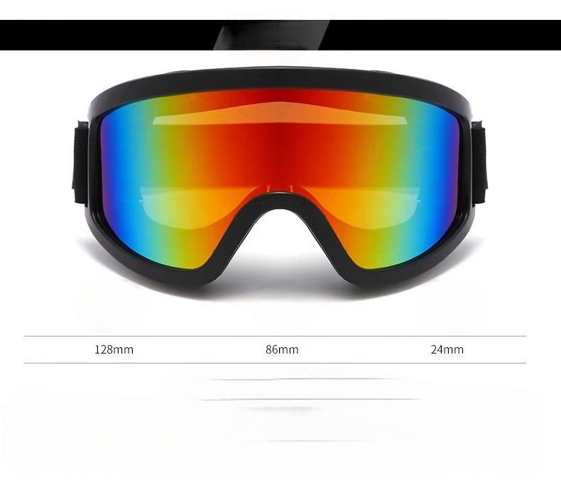 Padded Outdoor Sports Ski Snow Adult Windproof Goggles Night Vision Mask Cold-Proof Glasses_voghion.com