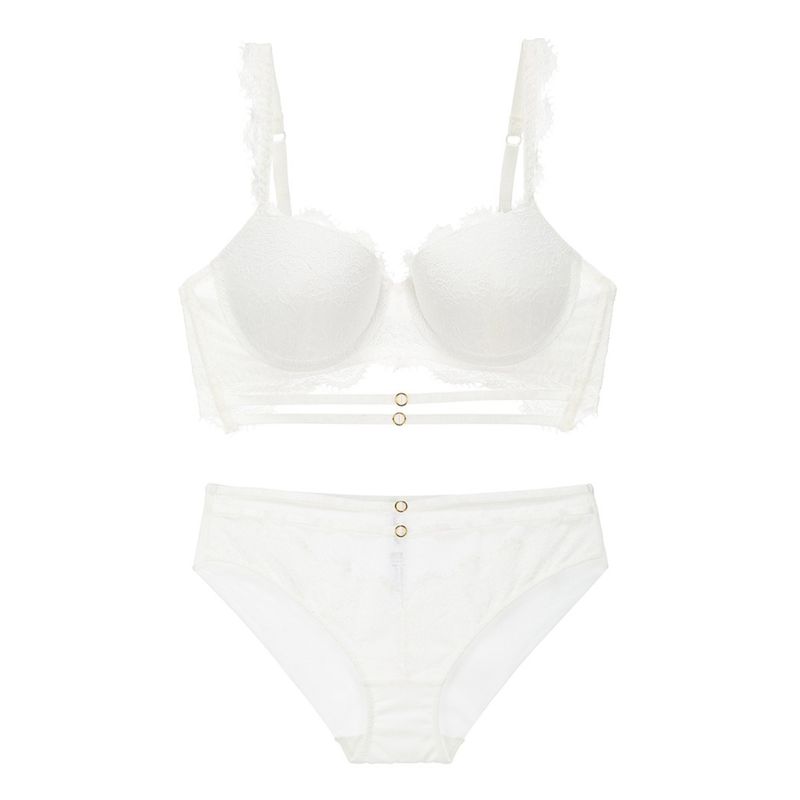 Seksowna koronkowa bielizna damska, mały biust, wygląda na duży, marszczona bielizna, piersi po bokach, zapobiegająca obwisaniu, duży rozmiar, zestaw biustonosza_voghion.com