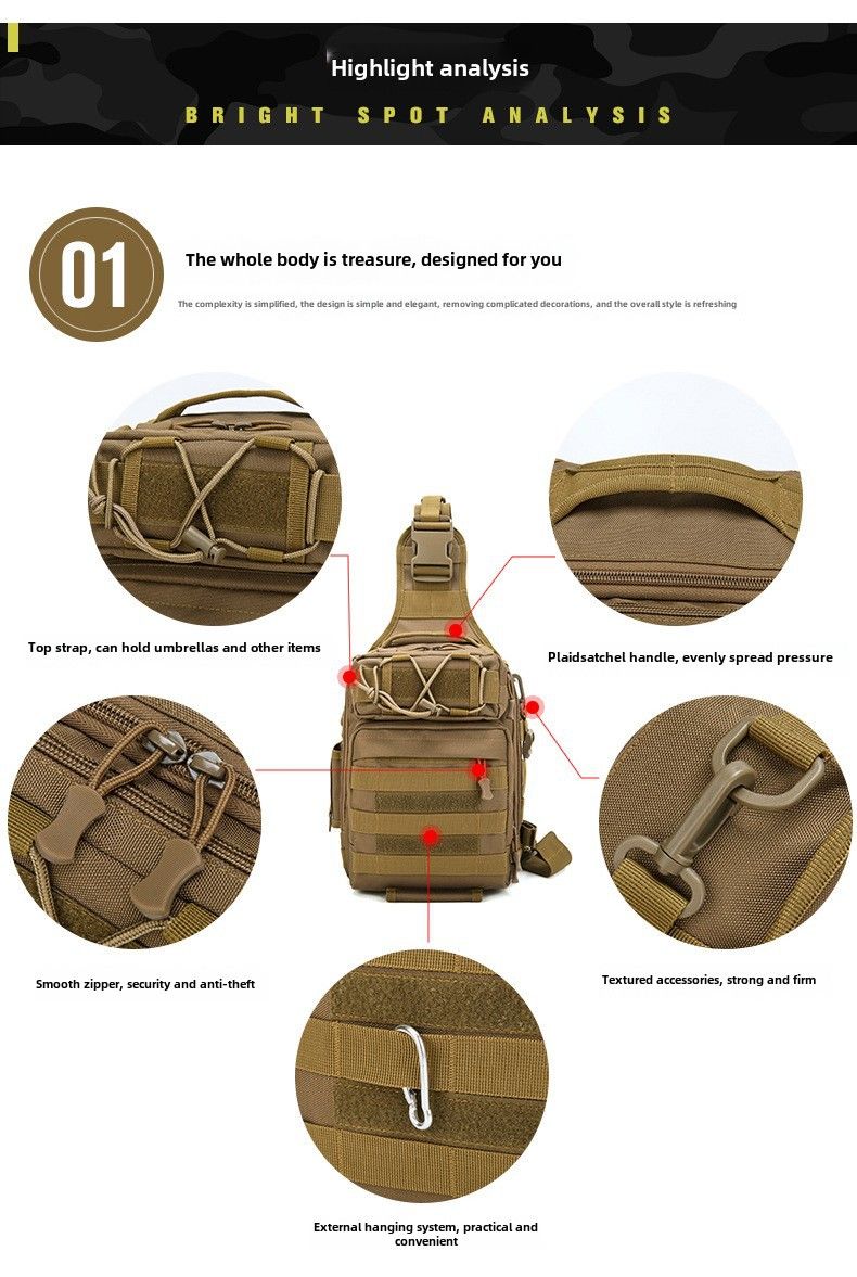 Luya Bag 2018 Nou Rucsac Tactic Camuflaj Geantă de Exterior pentru Bărbați Geantă de Piept Multifuncțională Umăr Crossbody Geantă cu Trei Scopuri_voghion.com