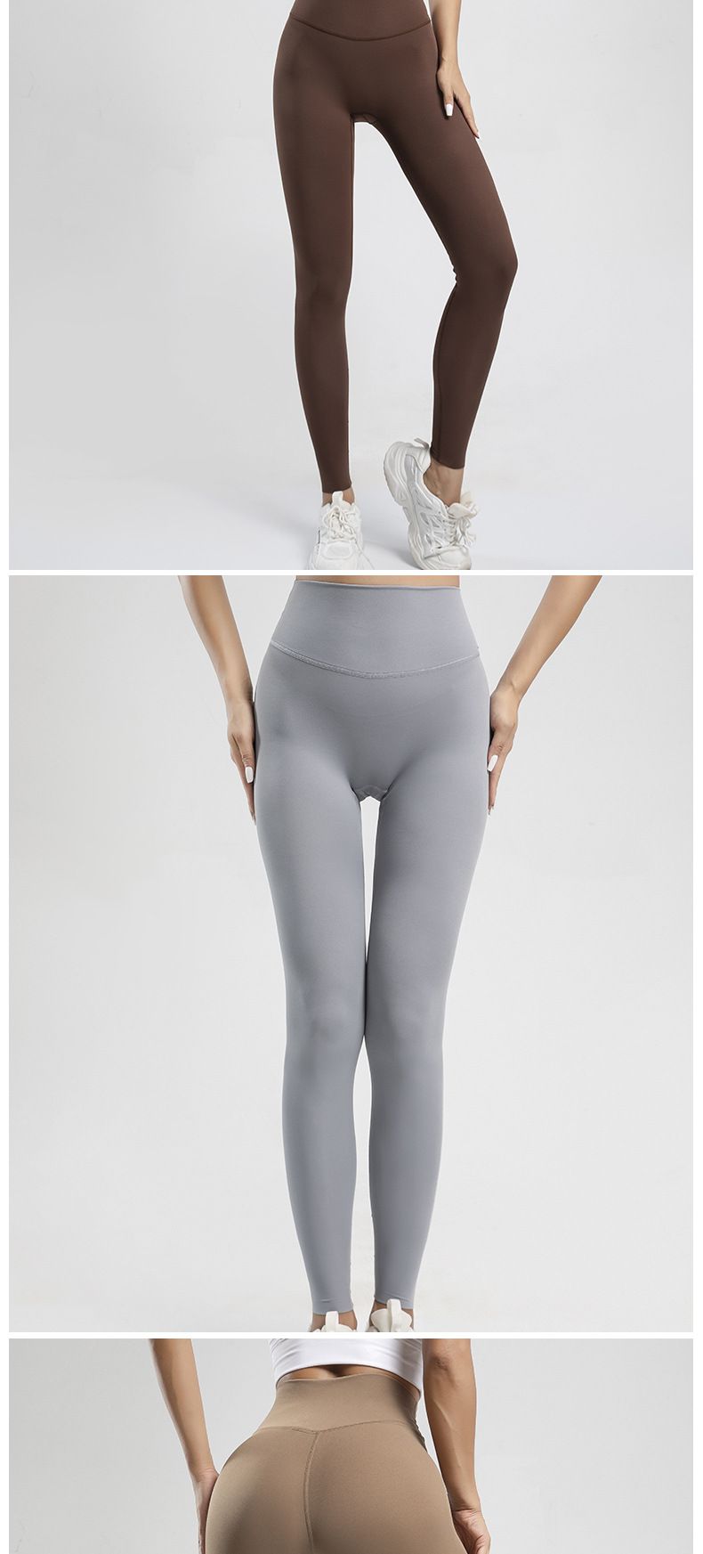 size nude yoga pants, peach beautiful butt pants for women, high waist, abdominal control, sports no T tights_voghion.com