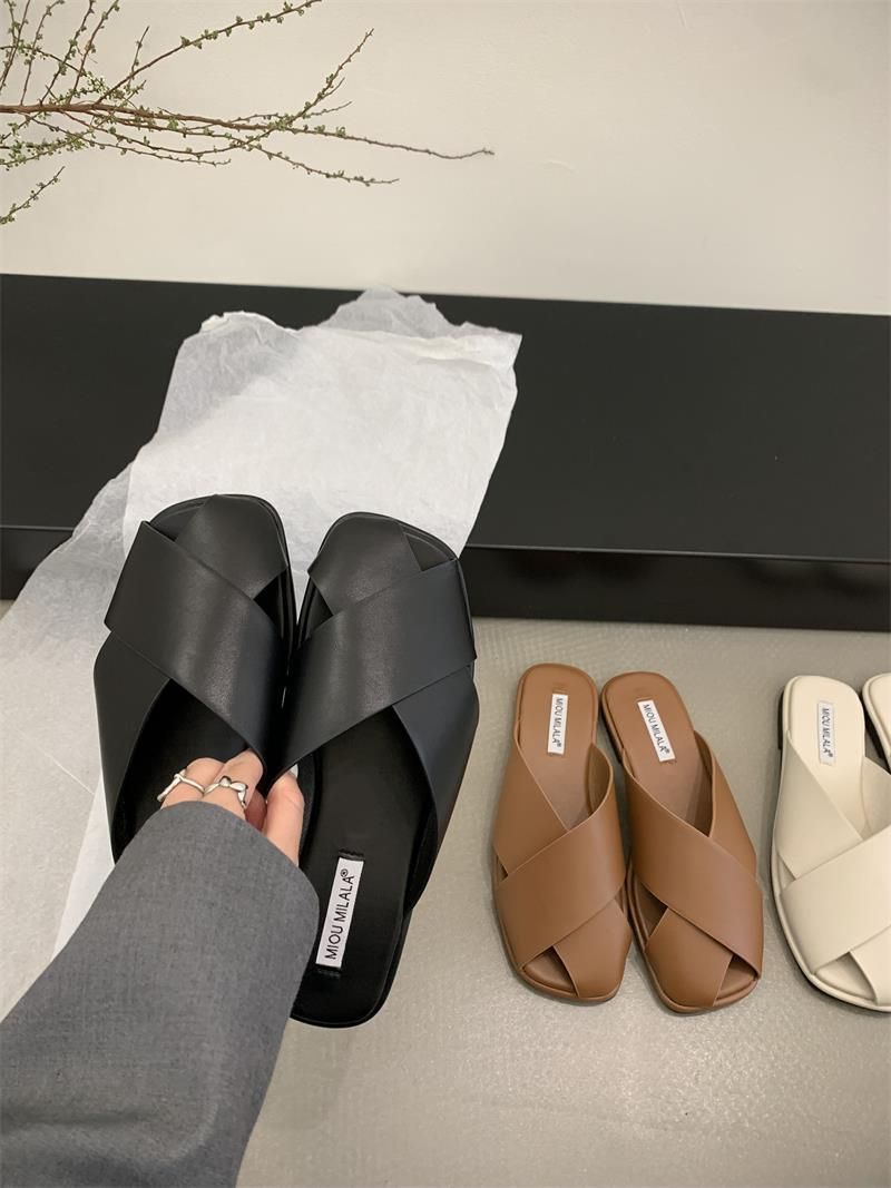 Pantofi de damă Half Dragged primăvara/vara 2024_voghion.com