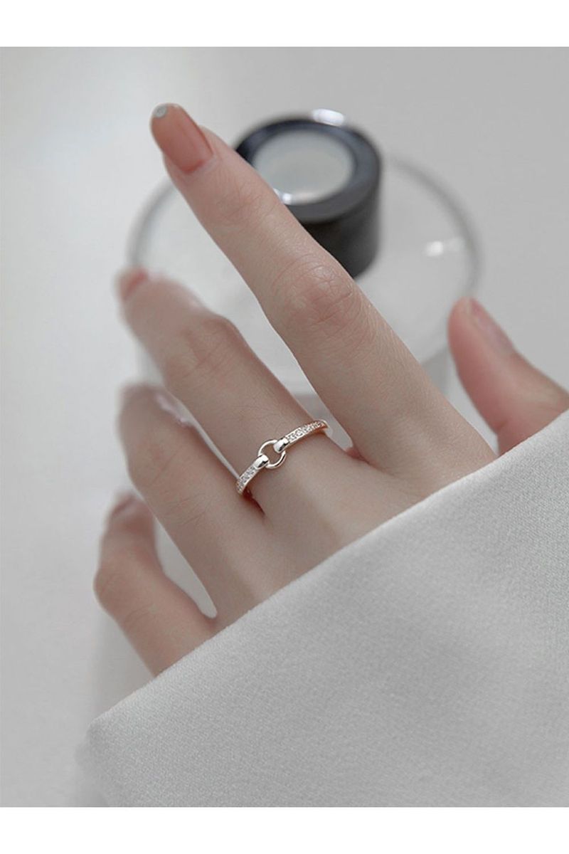 Circle Ring For Women, Ins Style, Non-Fading, Minimalist, High-End Feel, Niche Design, Student, High Appearance, Best_voghion.com