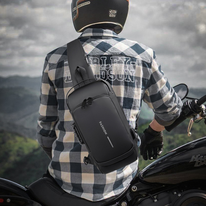 Borsa a tracolla da uomo leggera con tecnologia antifurto USB, nuova versione 2023_voghion.com