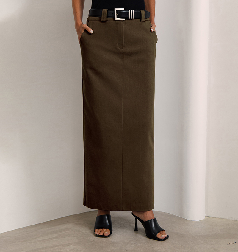 New autumn and winter fashionable versatile skirts high-end casual temperament suit skirts A-line skirts_voghion.com