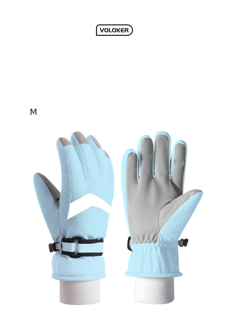 Gants unisexes en polaire chaude pour ski, cyclisme, hiver, gants à écran tactile pour hommes_voghion.com