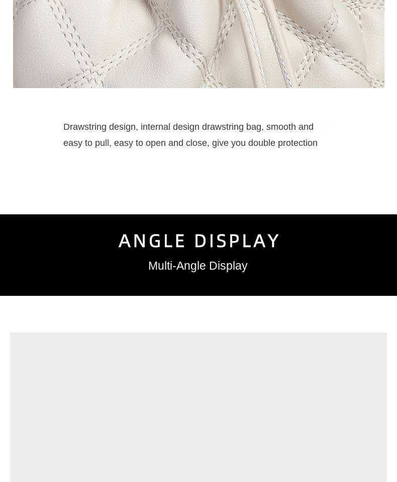 VINEY Bucket Bag Damen 2025 Neue Sommer Echtleder Damentasche Rhombus Chain Bag Kleine Tragetasche Messenger Bag_voghion.com