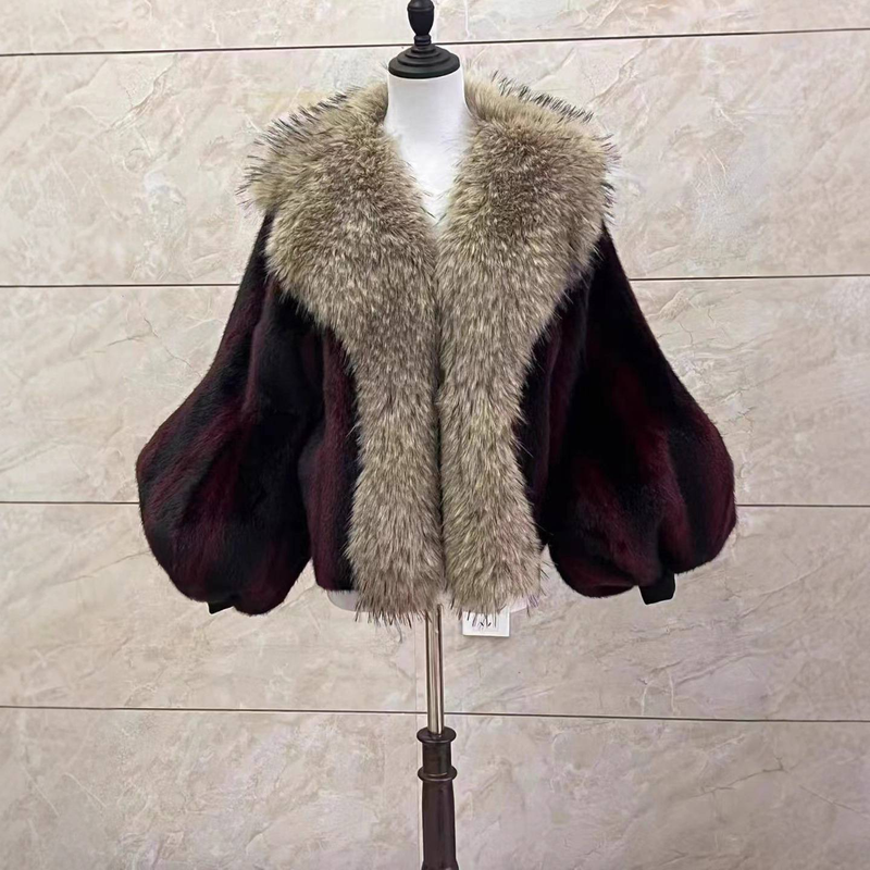 Damenbekleidung Luxuriöser Kunstnerz-Pelzmantel mit Leopardenmuster, Jacke für Damen, elegante mittellange Winteroberbekleidung, Kunstpelzmäntel_voghion.com