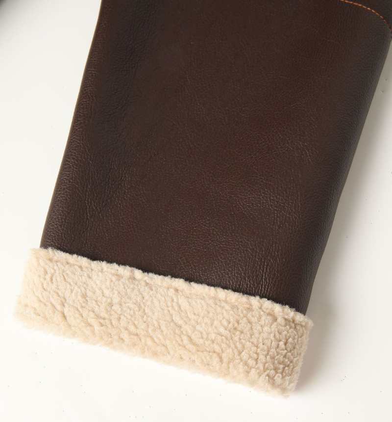 Herrenbekleidung Herren Winter Shearling Lederjacke - Bomber-Stil mit Lammwollfutter, Arbeitskleidung Mode, Winddicht & Strapazierfähig_voghion.com