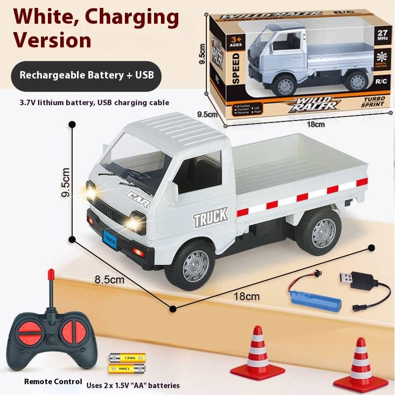 1:16 Scale RC Mini Truck – Suzuki-Inspired Remote Control Drift Car For Kids (4-6 Years) – Rechargeable Electric Toy With Realistic Cab_voghion.com