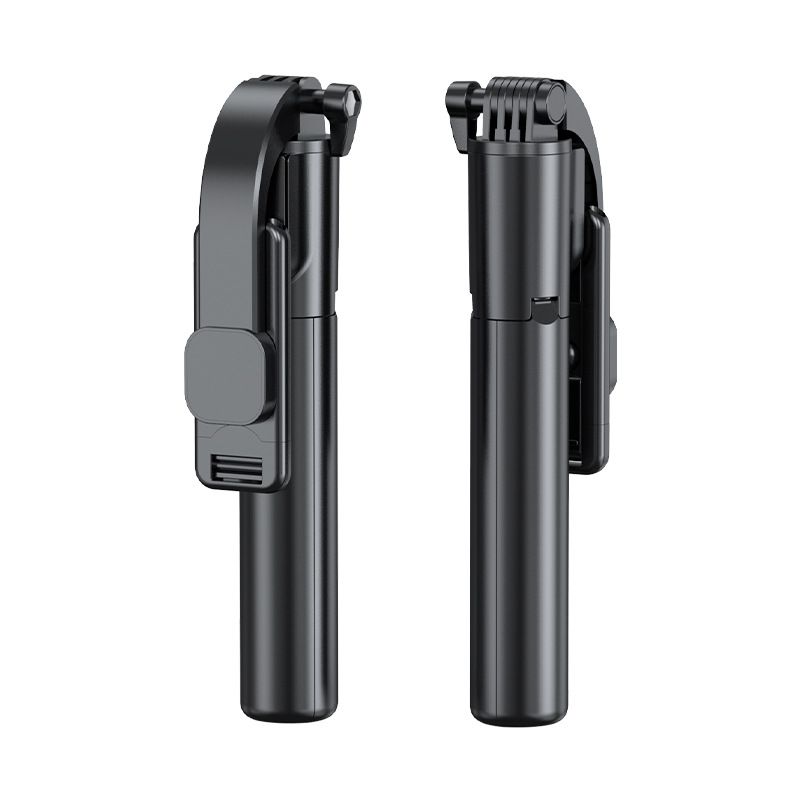 Heißer Verkauf Bluetooth-Telefon-Selfie-Stick Multifunktionale Live-Streaming-Kamera, Fülllicht, Zusammenklappbarer dreibeiniger Telefonhalter_voghion.com