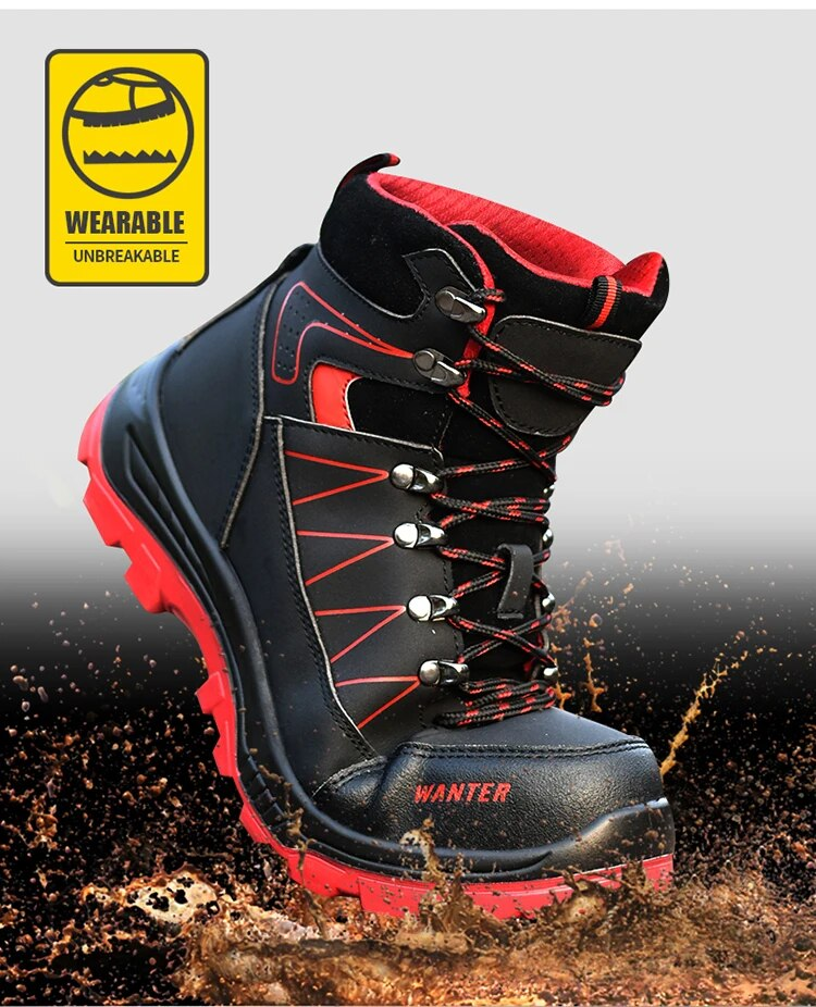 Bottes légères et confortables pour hommes, baskets de travail à bout en acier, chaussures de protection de sécurité indestructibles_voghion.com