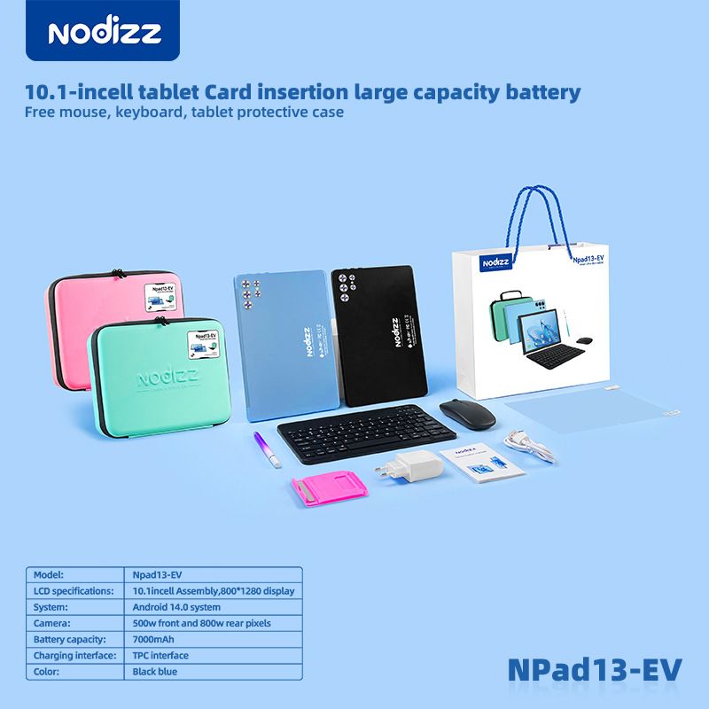 Tablets New Npand13 EV Smart Tablet Augenschutz Bildschirm AI Supervisor 10,1 Zoll Aufbewahrungstasche_voghion.com