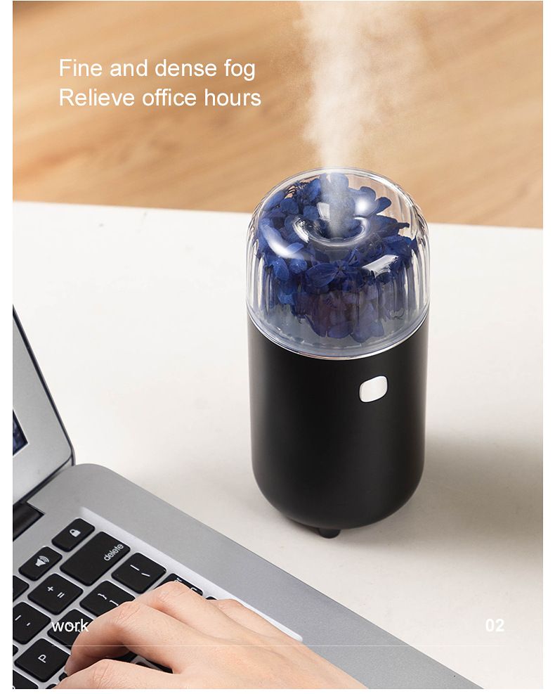 Car Ambient Light Humidifier - USB Portable Mini Air Purifier & Aromatherapy Diffuser For Home And Vehicle Use With Colorful LED_voghion.com