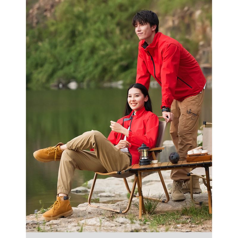 Men's Three-Proof Workwear Stand Collar Jacket Outdoor Multi-Functional Thin Breathable Waterproof Coat_voghion.com