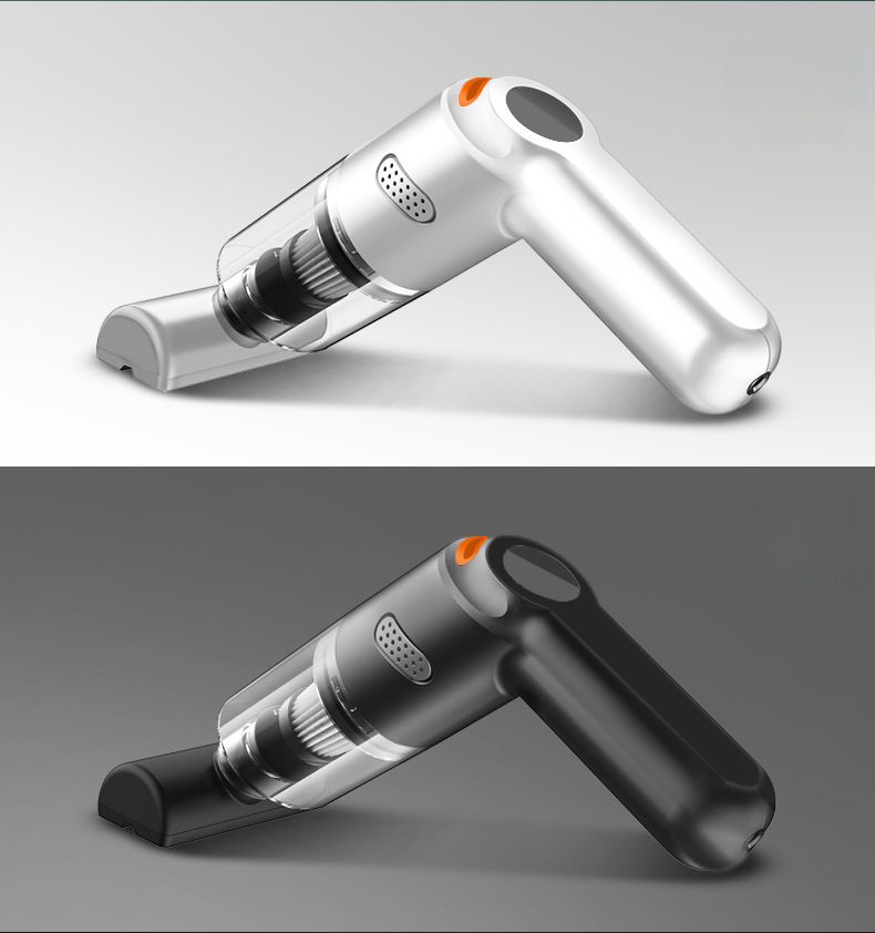 Autostofzuiger Auto Draadloos opladen Auto Huishoudelijk Handheld Kleine auto Mini Krachtige zuigkracht_voghion.com