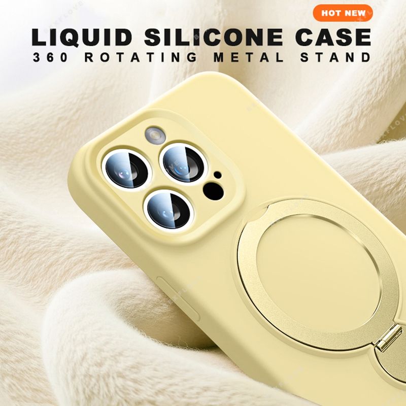 360 Liquid Silicone Magnetic Lanyard Phone Case For Iphone Plus 13 15 14 16 Pro Max Charge Strap Protector Soft_voghion.com