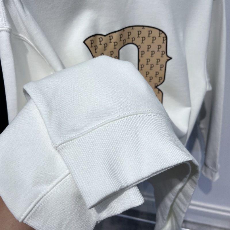 Abbigliamento maschile Autunno e inverno Due colori girocollo felpa lettera moda coppia semplice pullover felpa tendenza_voghion.com