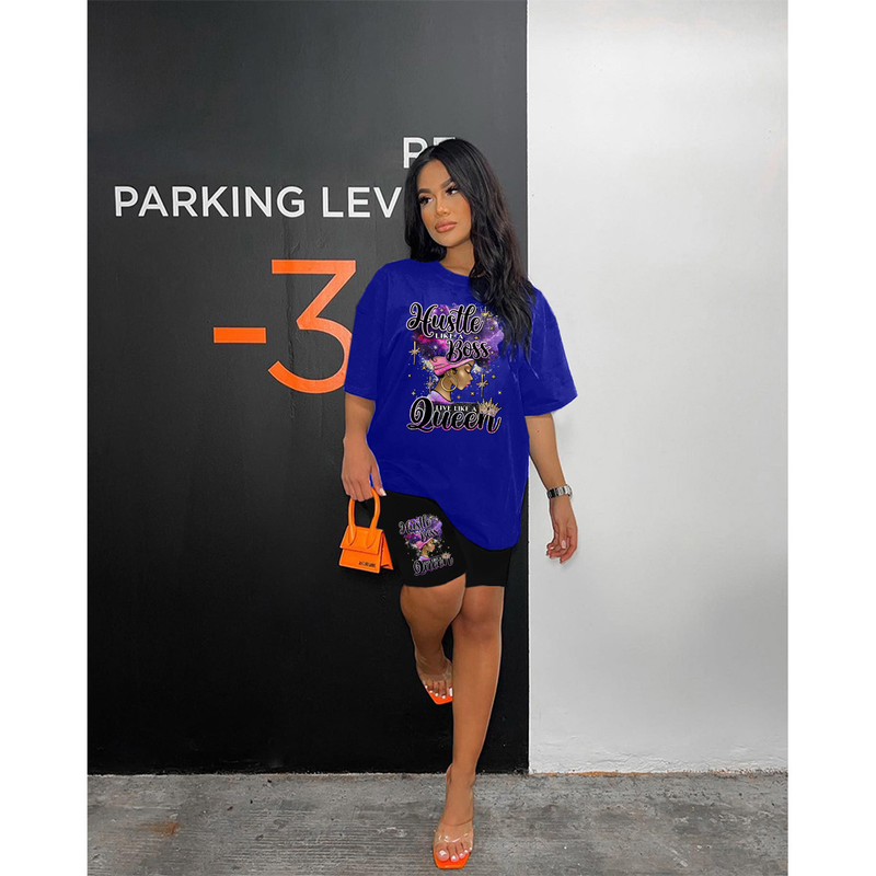 Sweat-shirt imprimé pour femmes, ensemble deux pièces décontracté à la mode_voghion.com