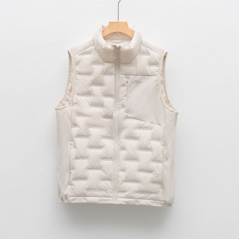 Doudoune sans manches Pulse Pinghu Soft Mushroom 90, neuve et conforme aux normes nationales, pour homme, automne-hiver, col montant, chaude._voghion.com