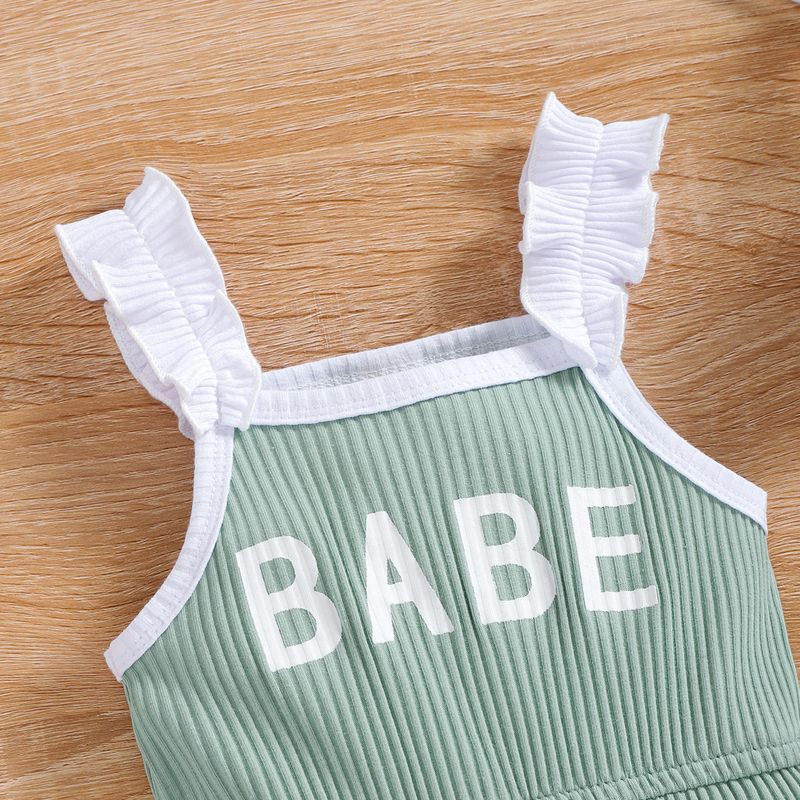 Treasure salary children's clothing letter puppet lace suspender bow shorts crawling clothes sports cute_voghion.com