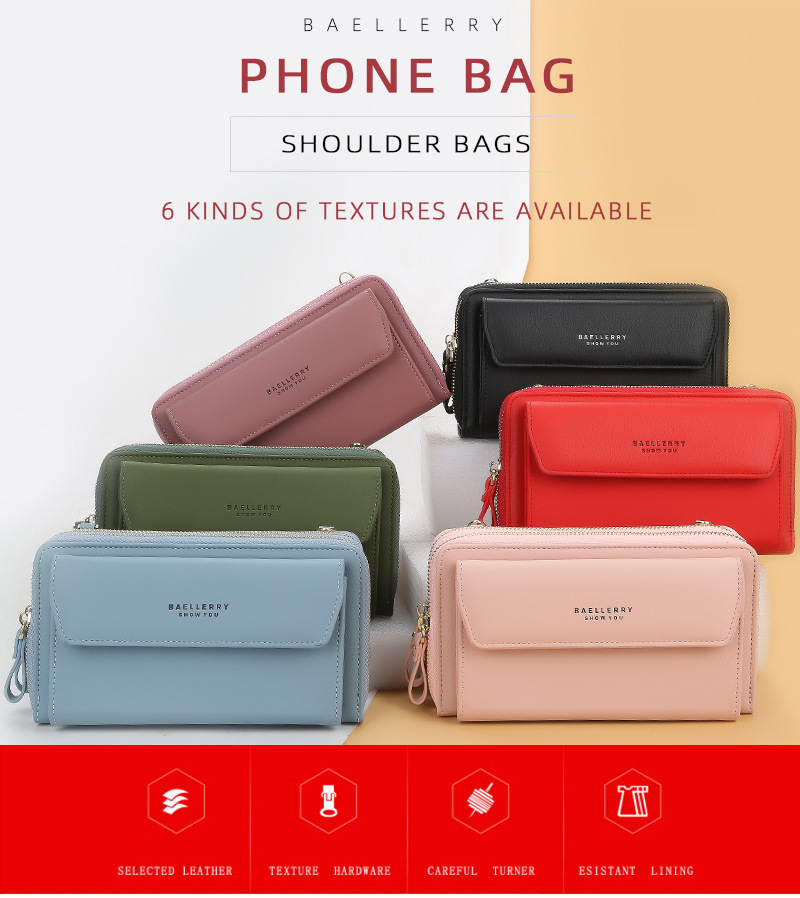 Trend in Europa und den Vereinigten Staaten: Original personalisierte Damen-Doppelreißverschluss-Multifunktions-Umhängetasche mit großer Kapazität, kleine quadratische Tasche, Handytasche_voghion.com