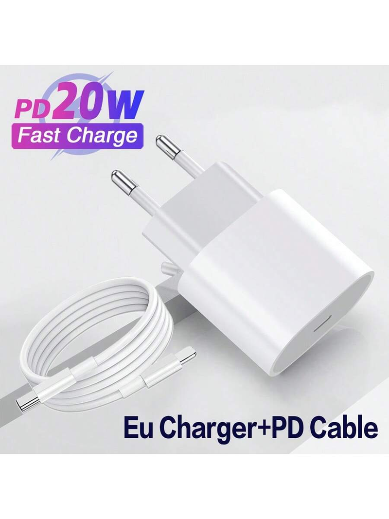 20-W-USB-C-Schnellladegerät mit 1,0 m langem USB-C-auf-Lightning-Kabel, kompatibel mit iPhone 14–11 Pro Max/Mini/iPad_voghion.com