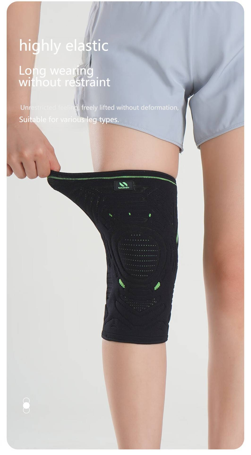 Professionelle Kniebandage für Basketball, Laufen und Radfahren – leichte Gelenkunterstützung und Wärme für Männer und Frauen_voghion.com
