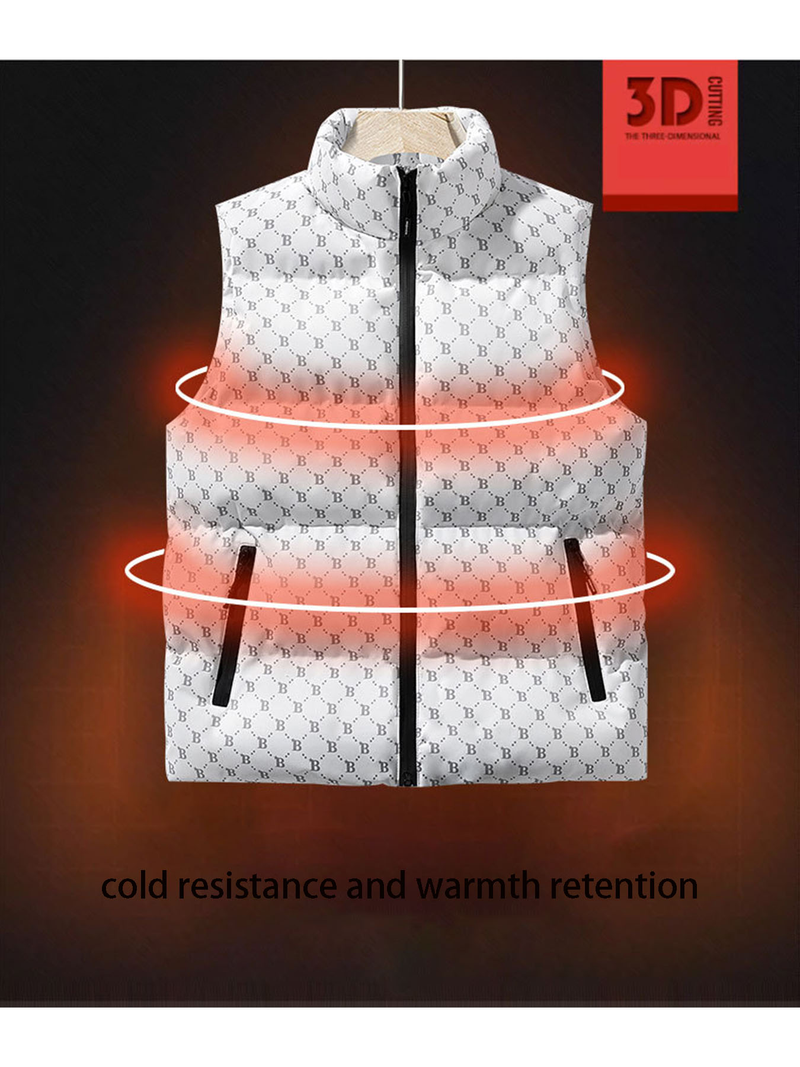 Nuovo gilet in cotone, gilet senza maniche da uomo, spesso, caldo, semplice, alla moda, versatile, giacca casual_voghion.com