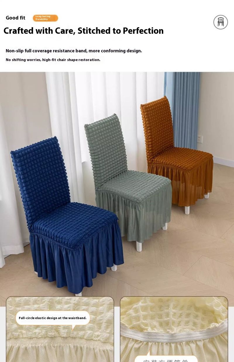 Coprisedie a nido d'ape - Coprisedie universali elasticizzati (stile minimalista, antiscivolo, confezione da 1/2/4/6)_voghion.com