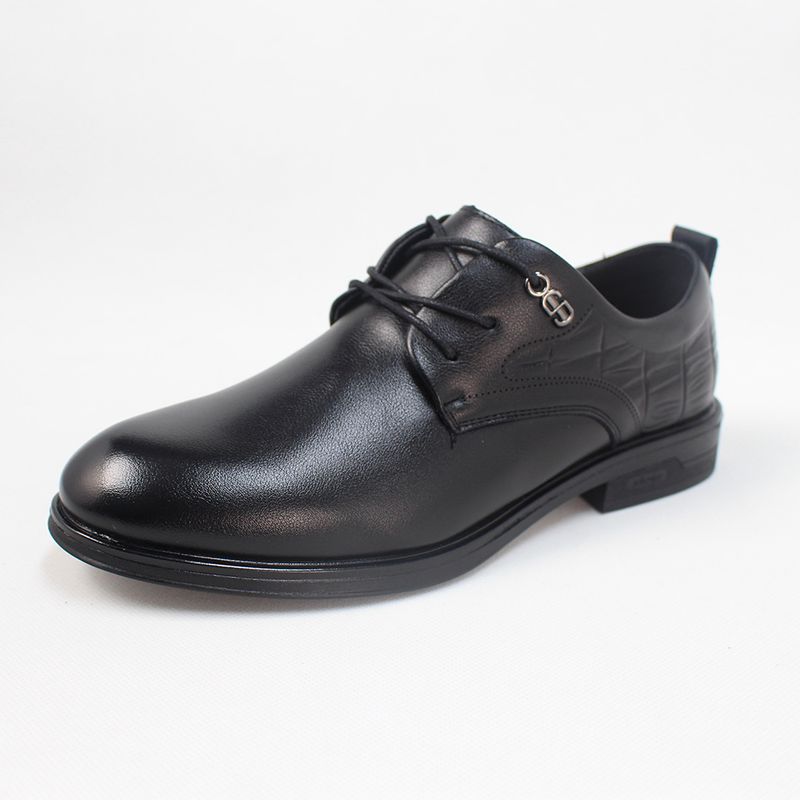Euro Step 2025 Leder Herren Formale Höhe Erhöhen Hochzeit Bräutigam Derby Schuhe 1082 Business Casual_voghion.com