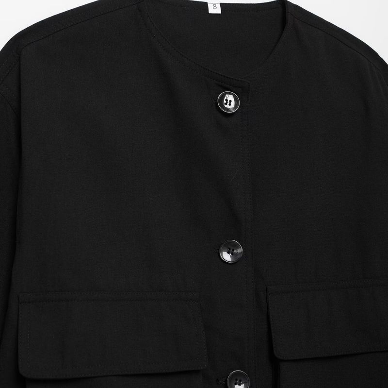 Women's clothing 2024 autumn and winter new street fashion pocket decoration jacket_voghion.com